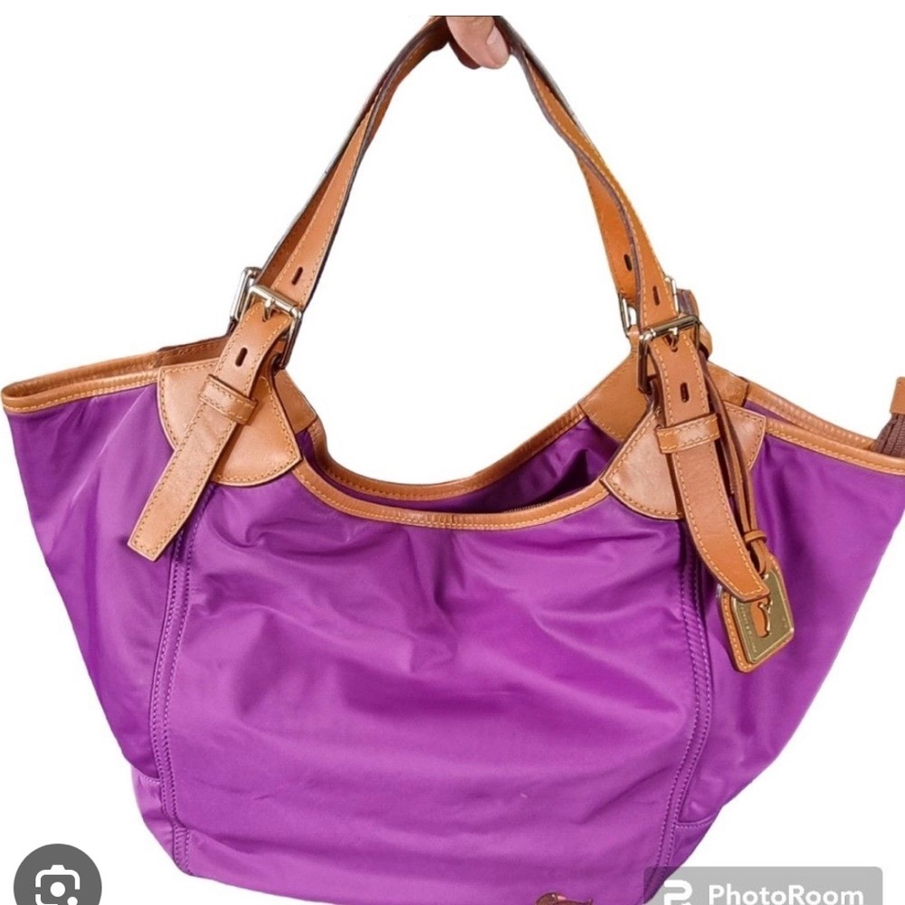 DOONEY & BOURKE VALERIE NYLON HOBO BAG